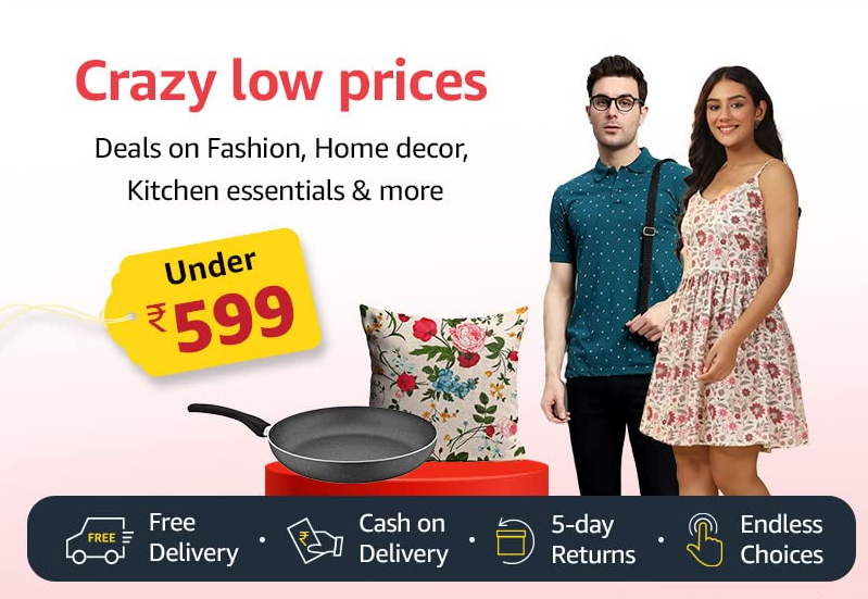 Low price bazaar on Fashions, Home Decor, Kitchen essentials and more